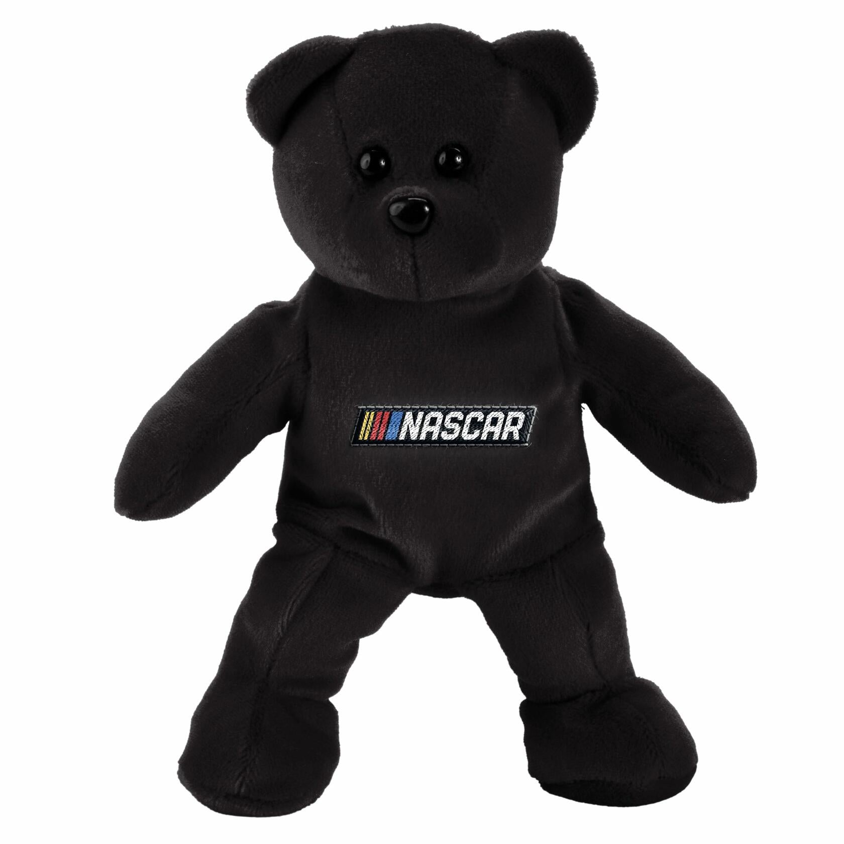 FOCO NASCAR Solid Bear Plush Stuffed Teddy Black 0.2lb