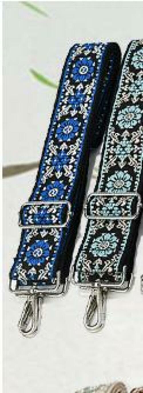 LVYOUME Purse Strap Silver Hardware 2" Wide Adjustable Extra Long Crossbody