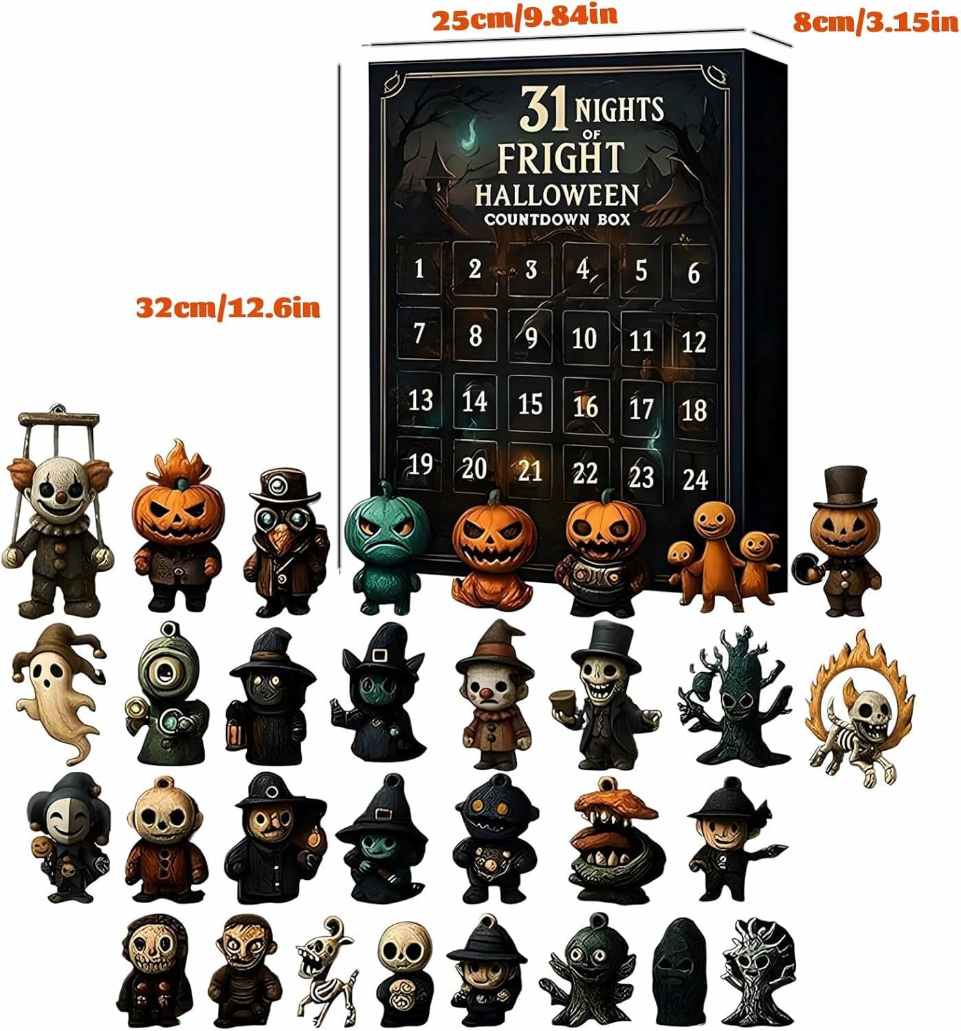 quisenti 31 Days of Halloween Horror Countdown Box 2025 Black 320g