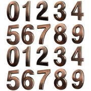 HopeWan 3" Mailbox Address Numbers Self Adhesive 3D Raised Black 2 Sets
