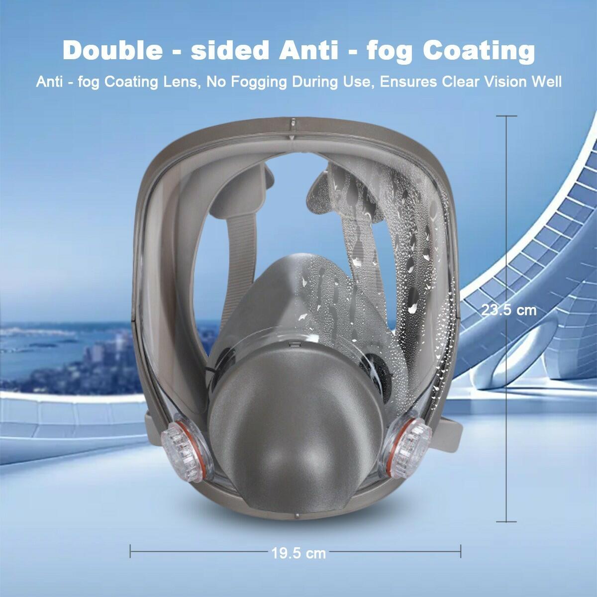 Unbranded 19 IN 1 Reusable Full Face Respirator Model 6800 Universal Size