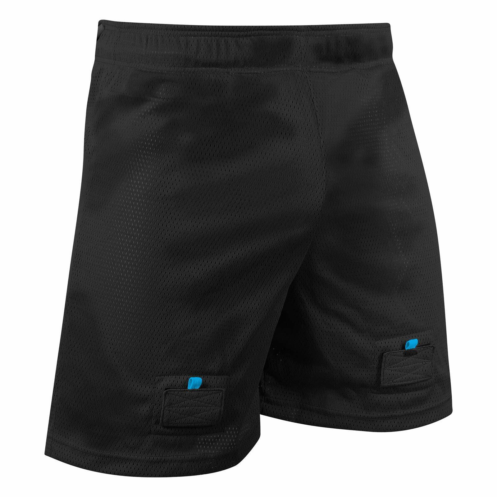 CHAMPRO Rink Textured Polyester Mesh Shorts Black Size S