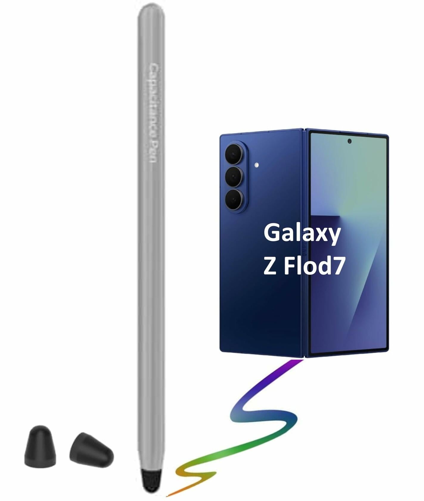 YJSK Stylus Pen for Galaxy Z Fold 7 5G & AMZ Fire Max 11 HD 8 10 Tablets Gray