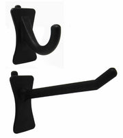 Greenleaf Industries PegPro J & 2" Hooks Kit 50 Pack Black Plastic Pegboard