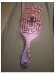 Candybrush Detangling Wet Hair Brush Soft Bristles Anti Static Romantic Amethyst