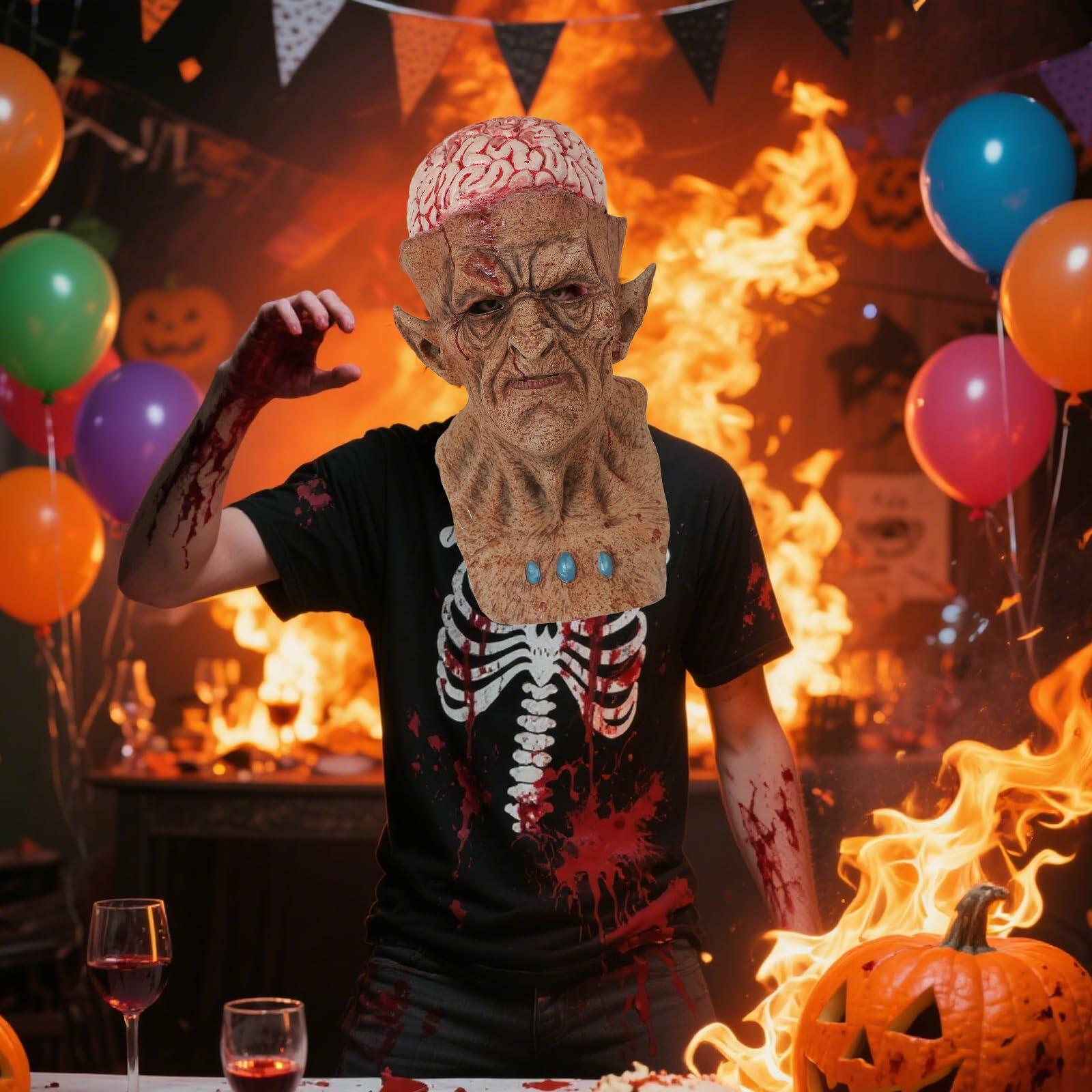 Kuberas Horror Vampire Zombie Mask Adult Halloween Demon Costume Prop