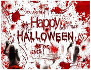 YYNXSY Halloween Photography Backdrop Red 10x8ft Spooky Ghost YY-3040