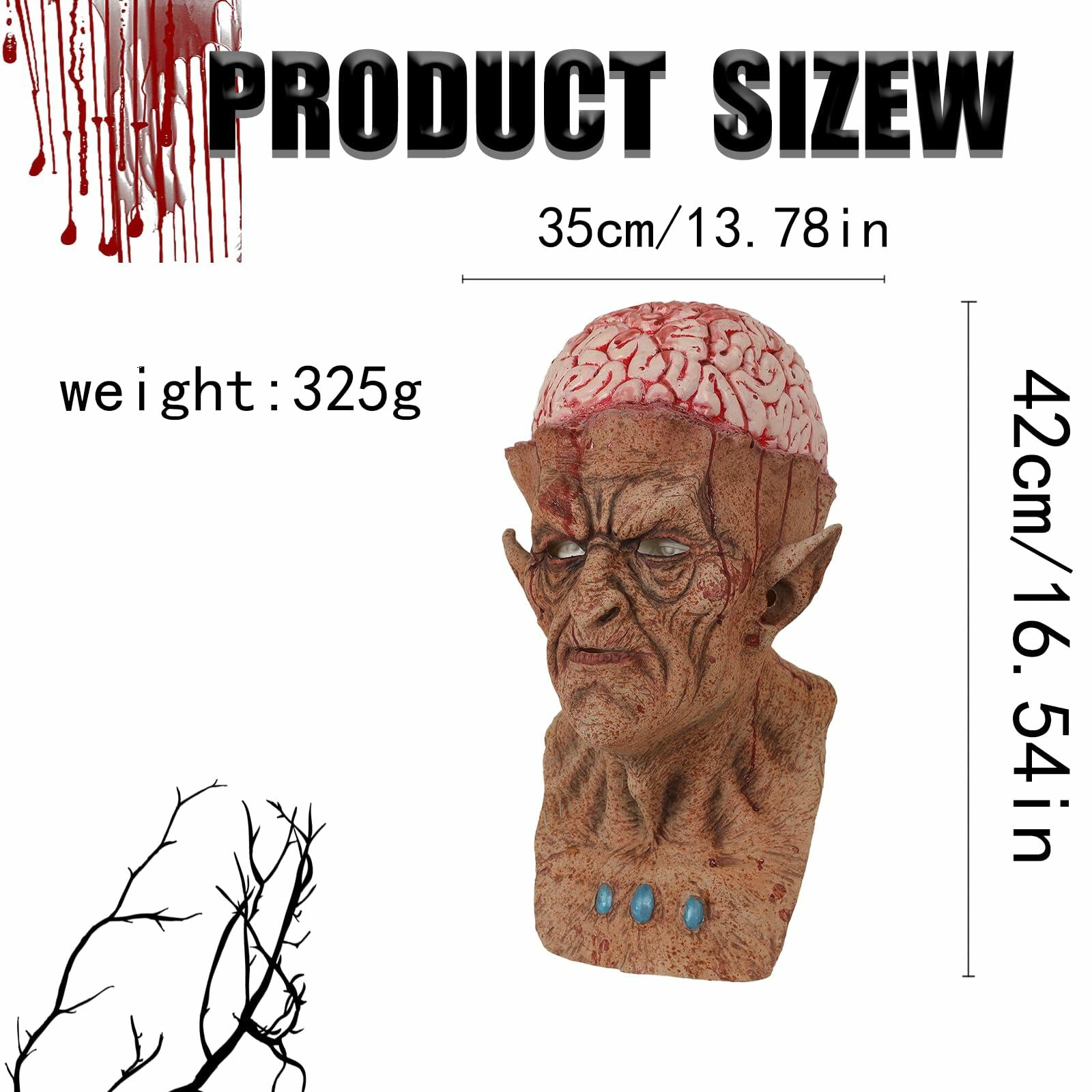 Kuberas Horror Vampire Zombie Mask Adult Halloween Demon Costume Prop
