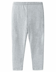 CETKIT Toddler Girl Leggings Cotton Stretchy Workout Pants Light Grey Size 4T