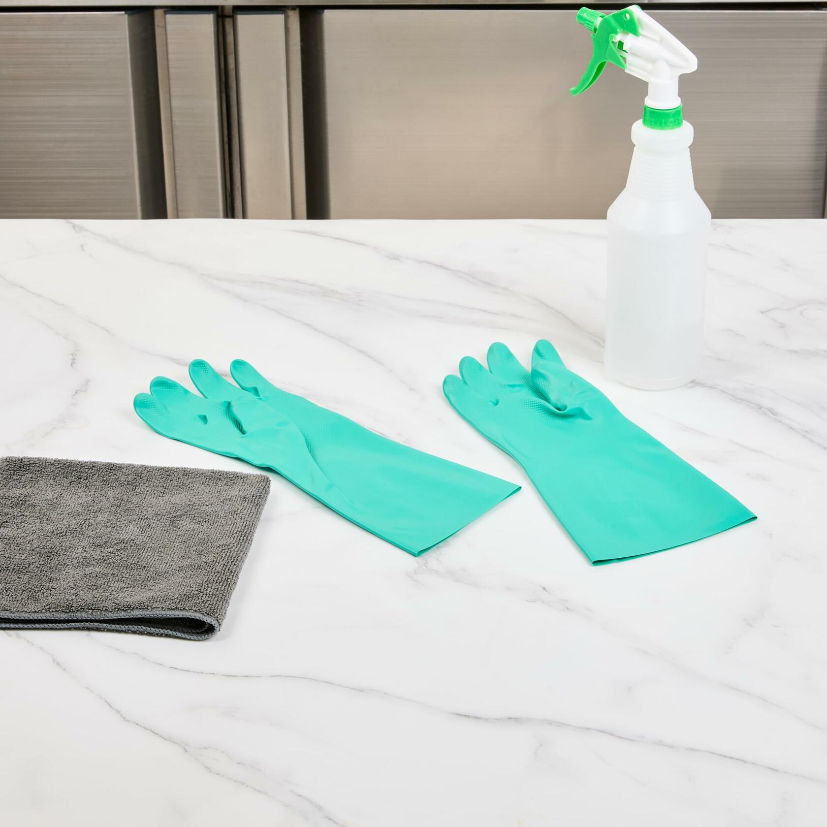 Clean Tek Professional 15 Mil Small Green Nitrile Gloves 1 Pair