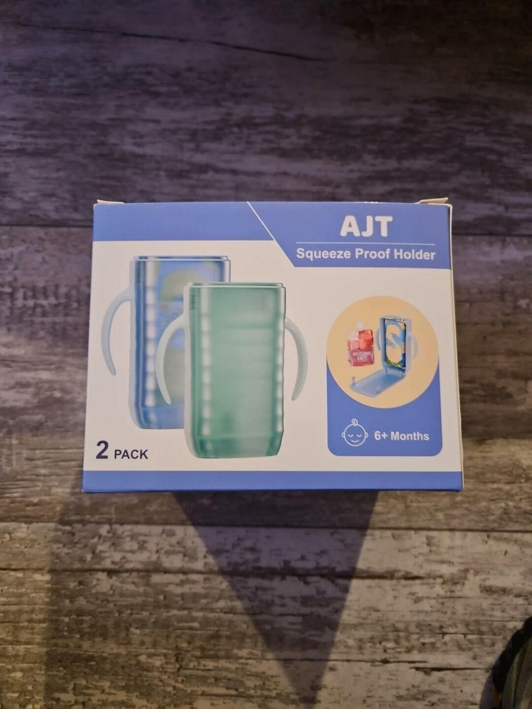 AJT HAOMILEH Squeeze Proof Holder Multicolor 6+ Months 2 Pack