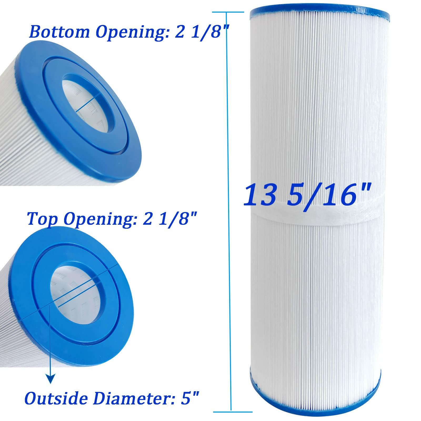 Jvfnxpm Spa Filter Unicel C-4950 Filbur FC-2390 Pleatco PRB50-IN 50 Sq.Ft 2 Pack