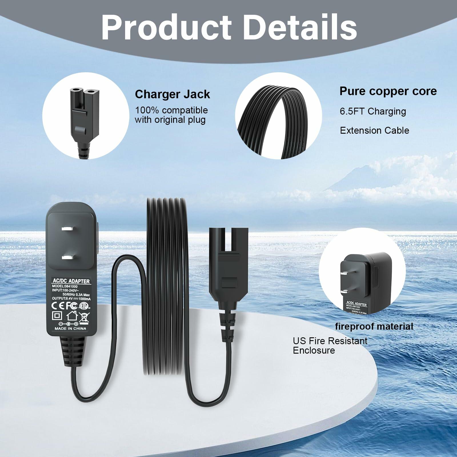 Pool Blaster 8.4V Charger Compatible 22051EL 23051EL Catfish Li