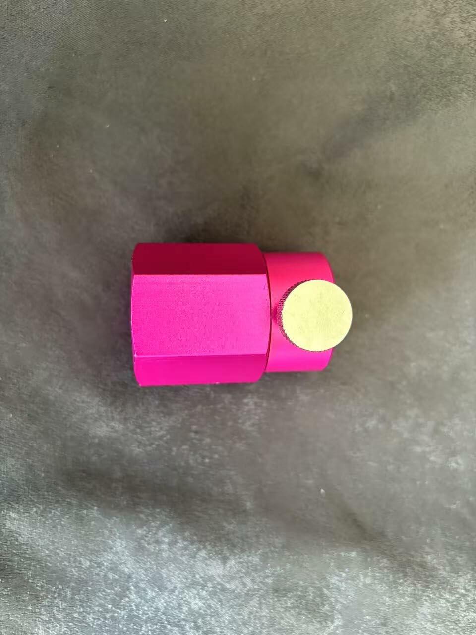 Semfeil Brew Soda CO2 Bottle Refill Adapter CGA320 Pink 0.6L Canister