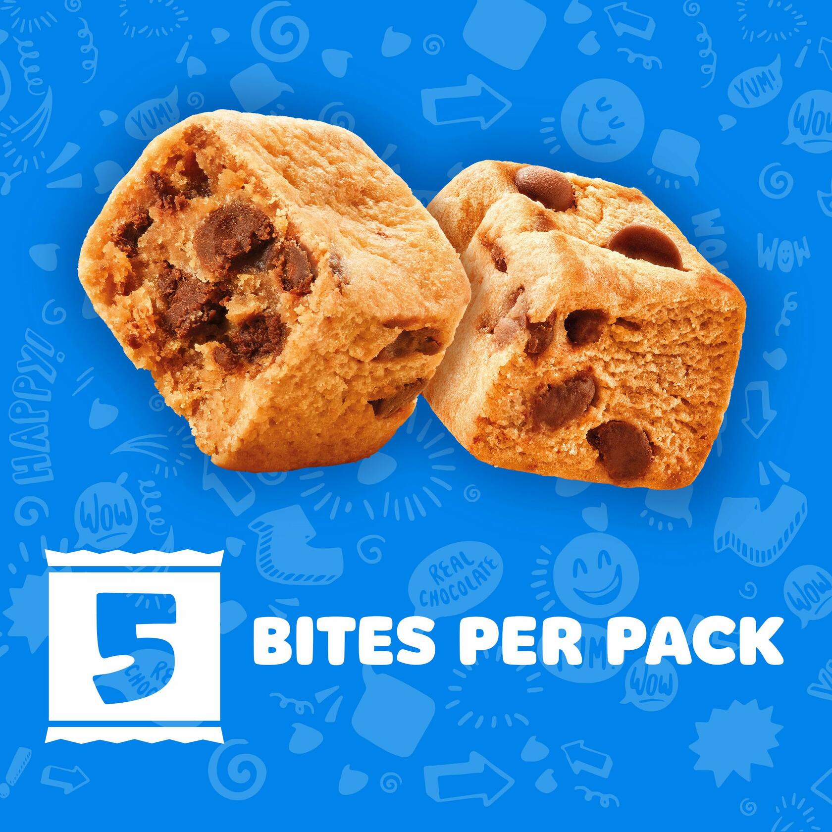 BestBy01/26 Chips Ahoy Baked Bites Blondie Vanilla 5x1.5oz Snack Packs