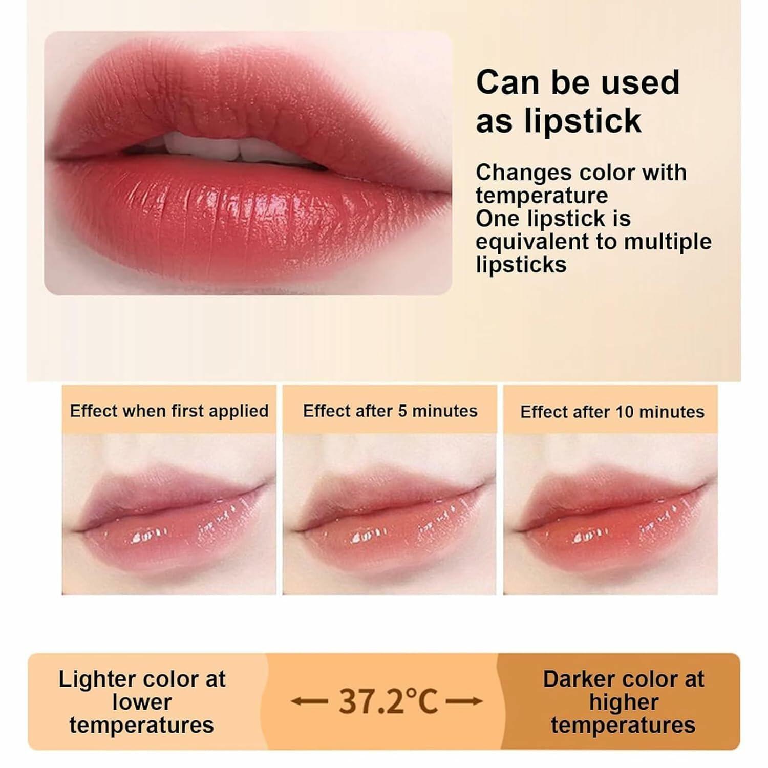 Gartiage 2026 Color Changing Lipstick PH Clear 1OZ Pack of 1