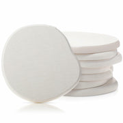 MFHUDX Diatomaceous Earth Coasters Set of 8 Quick-Dry Absorbent White