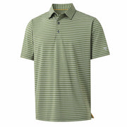 M MAELREG Boys Golf Polo Striped Short Sleeve Moisture Wicking 10-12