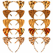 Aprince Cheetah Leopard Cat Ears Headband Color 04 1 Count Women Halloween