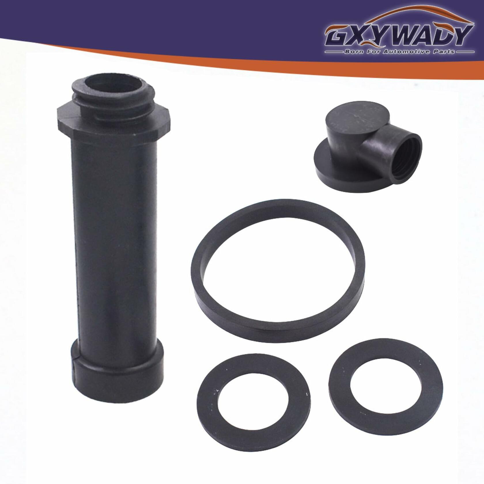 GXYWADY Black Engine Oil Filler Tube Kit Replacement for Cummins 6BT