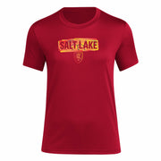 adidas Women Real Salt Lake Pre-Game T-Shirt Team Victory Red XL Tall