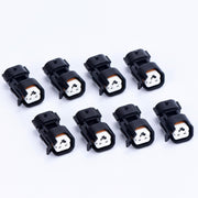 DECKBU 8pcs Fuel Injector Adapter Connector Kit EV1  USCAR EV6 EV14 LS1 LS2 LS3
