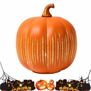 YCNASSS Thanksgiving Starry Night LED Pumpkin Lights Timer Orange Medium