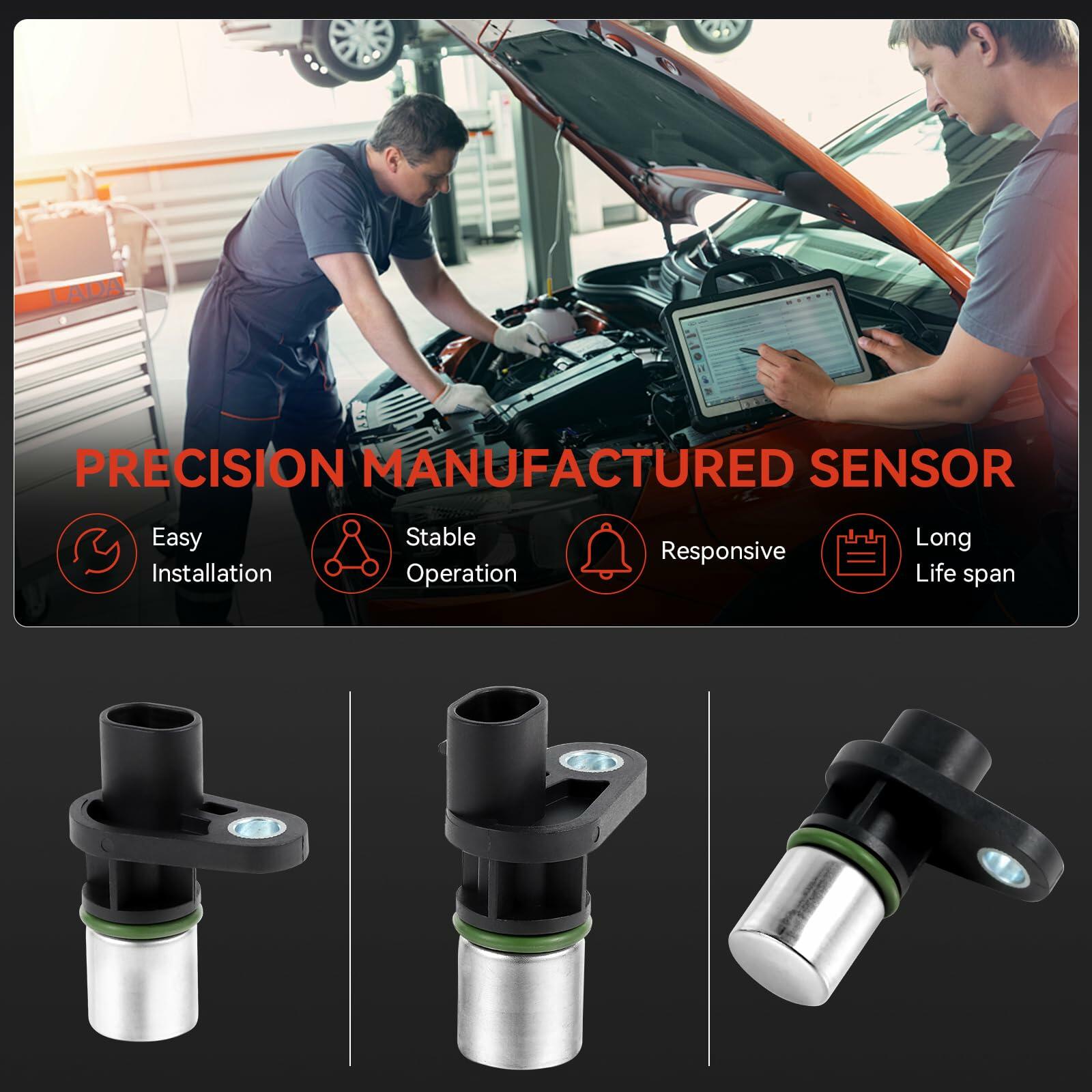 WARKLMA Crankshaft Position Sensor 12567712 Compatible with Isuzu Saab Buick
