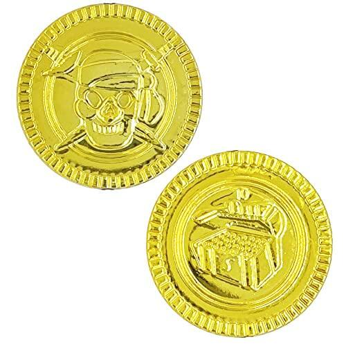 The Dreidel Company St. Patrick's Pirate Gold Coins Plastic Party Favors 500Pack