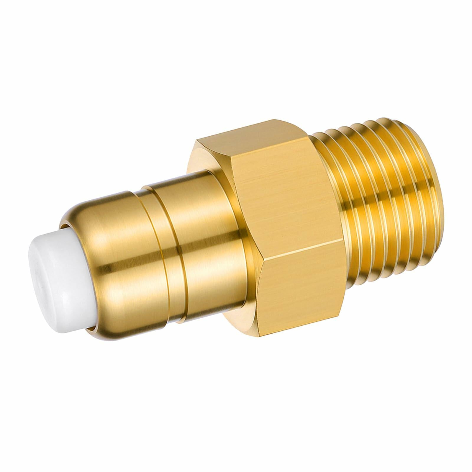 Bruislard 3/8" NPT Thermal Relief Valve Brass Pressure Washer Pump Gold 8 GPM