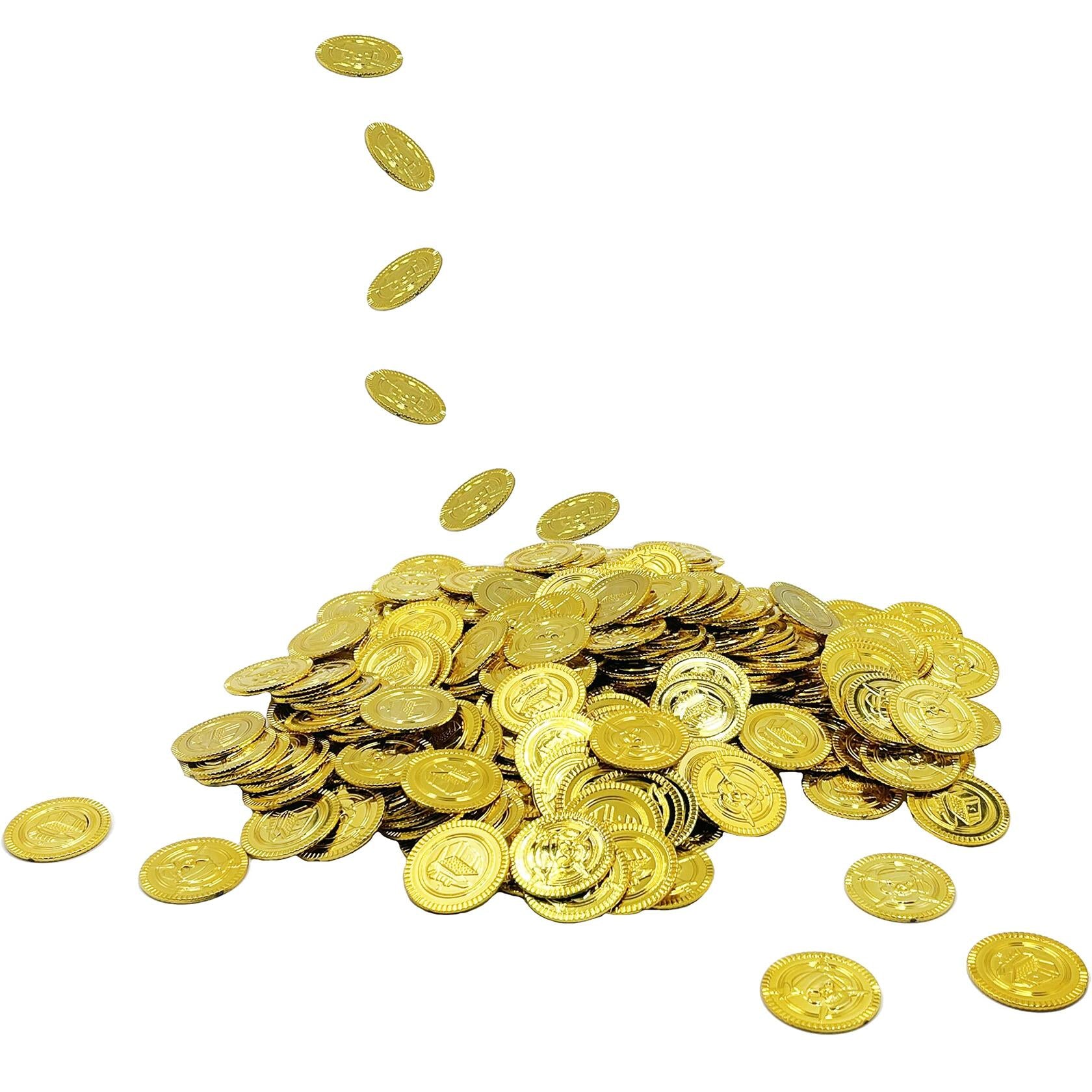 The Dreidel Company St. Patrick's Pirate Gold Coins Plastic Party Favors 500Pack