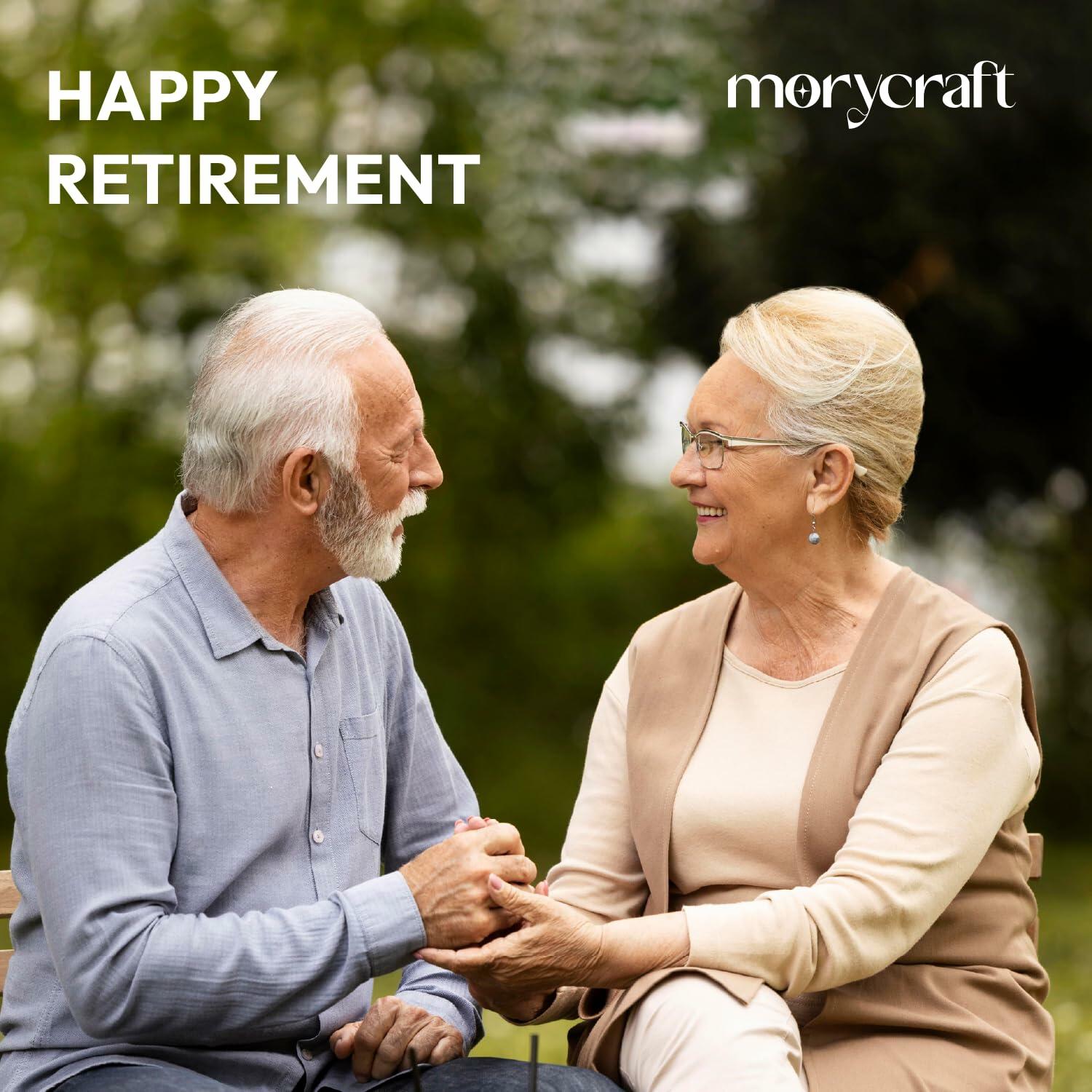 Morycraft Retirement Keychain Gifts For Women 2024 Farewell Keepsake