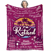 HEIFAM Retirement Blanket 60x80 for Women Nurse Friend 2025