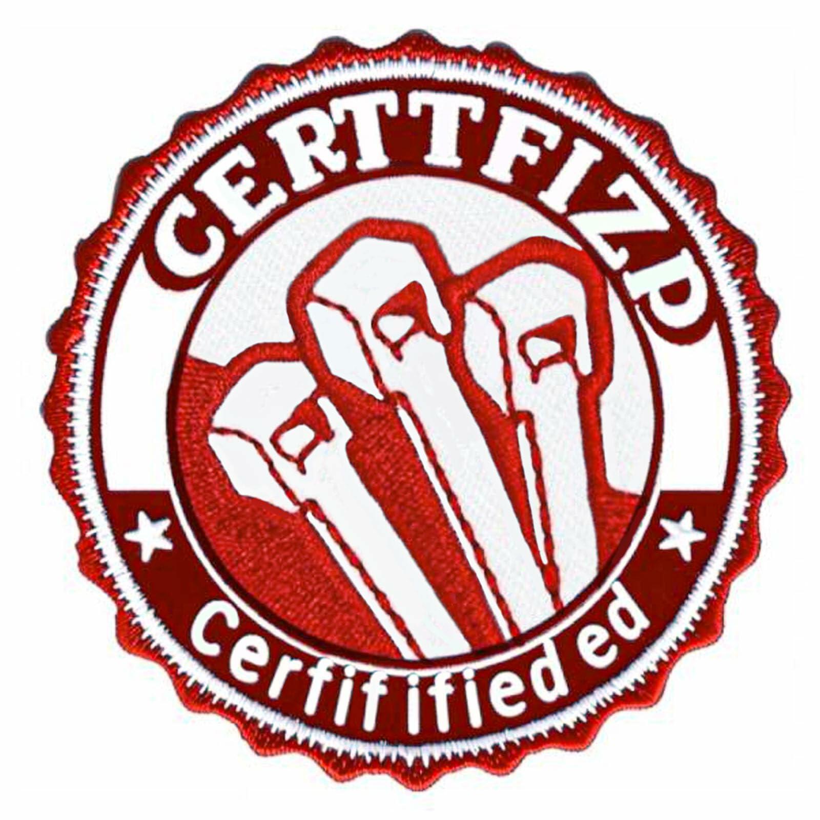 ALYRMEI Zip Tie Certified Embroidered Morale Patch for Backpacks Blue