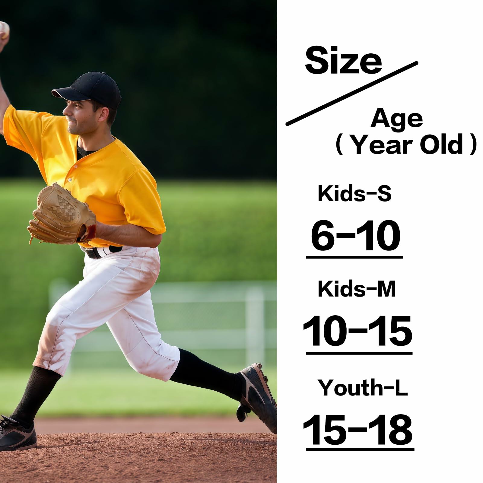 cs runsenisocks Baseball Softball Soccer Socks & Belt Set Red 3pcs+1belt Size L