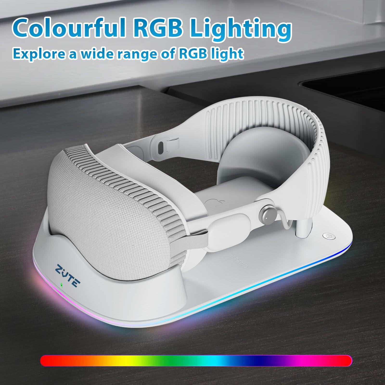 ZVTE Apple Vision Pro Magnetic Charging Dock Stand White Plastic/Metal