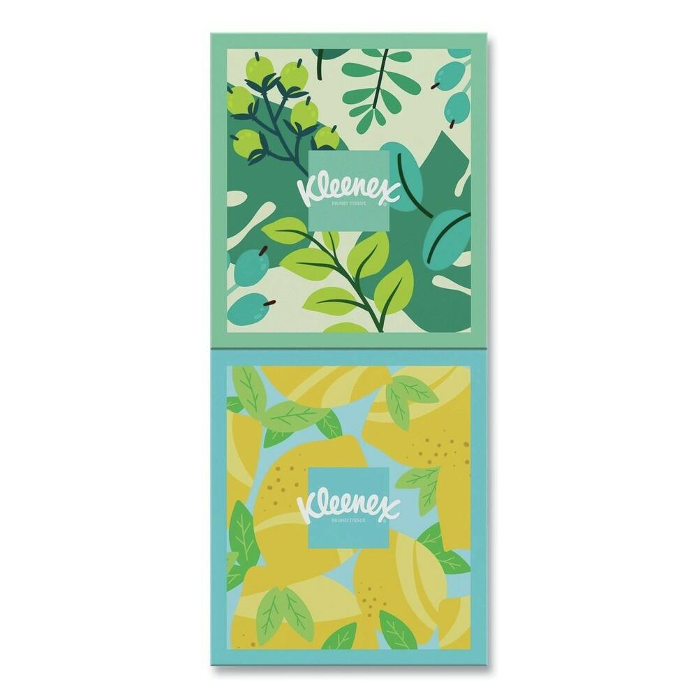 Kleenex 3-Ply Lotion Facial Tissue White 8 Count 54289