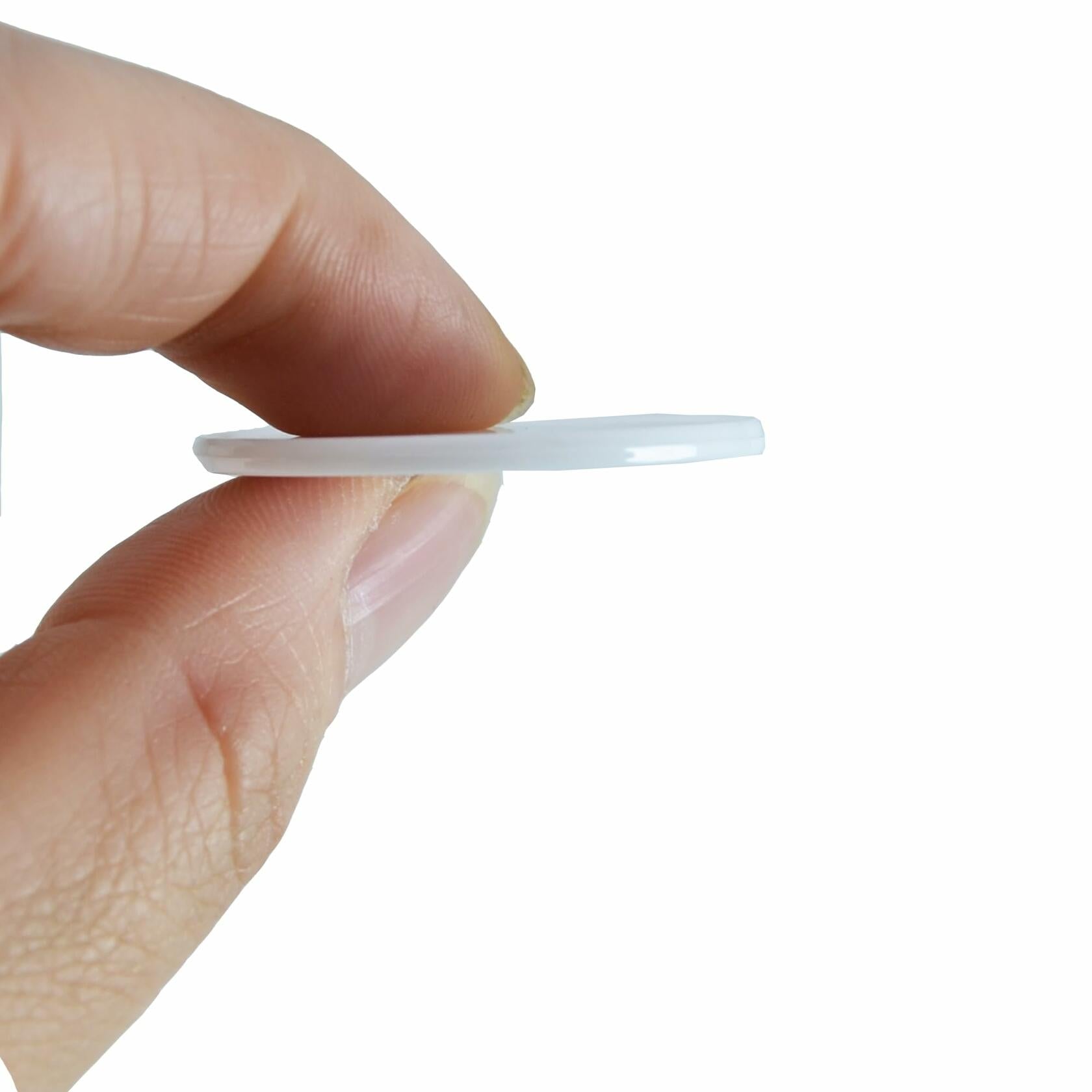 Smartdealspro 100pcs 32mm Opaque Plastic Learning Counters White