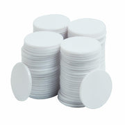 Smartdealspro 100pcs 32mm Opaque Plastic Learning Counters White