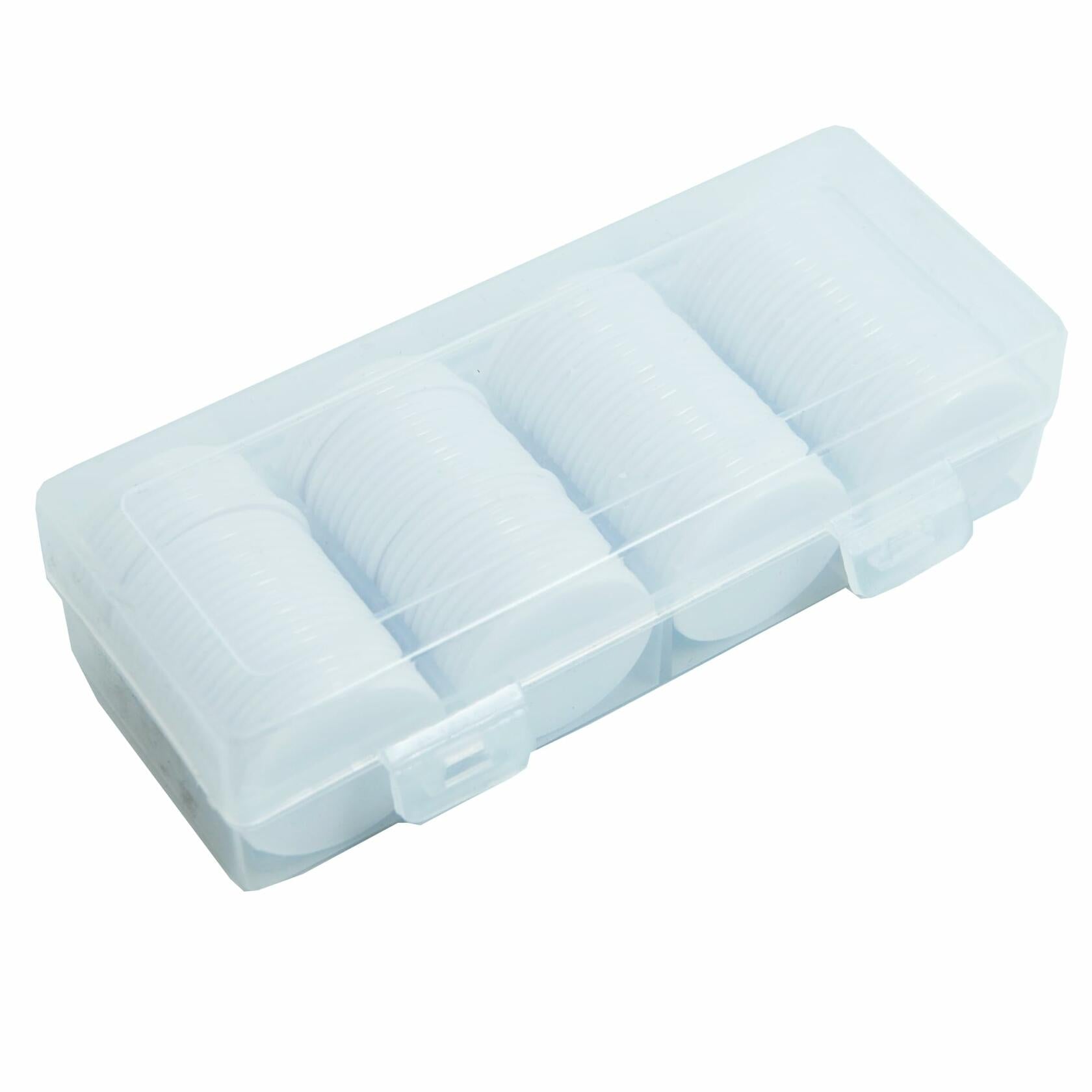 Smartdealspro 100pcs 32mm Opaque Plastic Learning Counters White