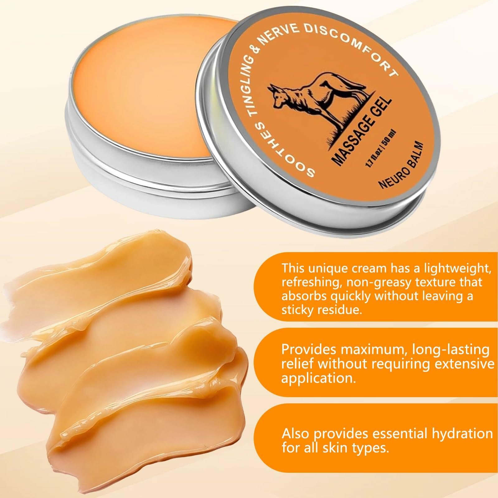 Therawolf Neuro Balm 2Pc Joint & Muscle Care Cream Arnica Oil Menthol Orange