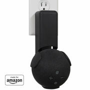 ECHOGEAR Made For Amazon Outlet Hanger for Echo Dot 4th Gen Black