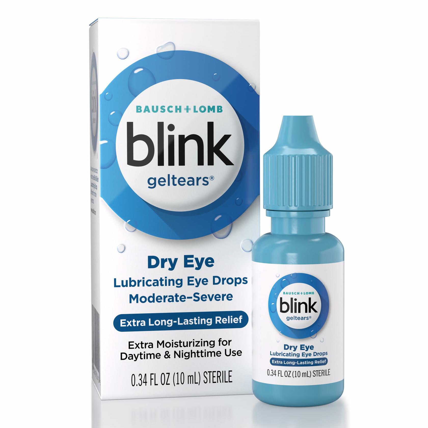 BLINK GelTears Eye Drops for Moderate to Severe Dry Eyes 0.34 Fl Oz