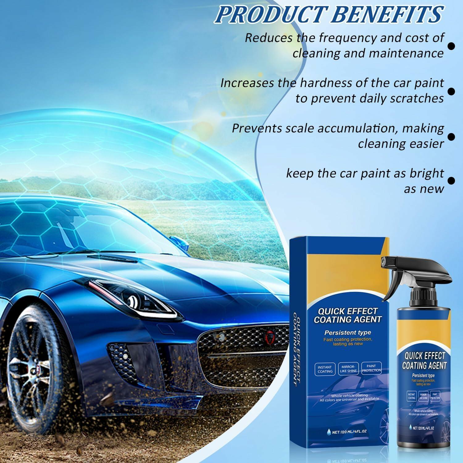Generic Advanced Car Quick-Acting Coating Spray Waterless Wash 2Pcs