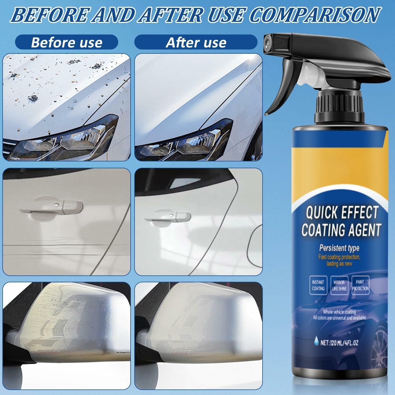Generic Advanced Car Quick-Acting Coating Spray Waterless Wash 2Pcs