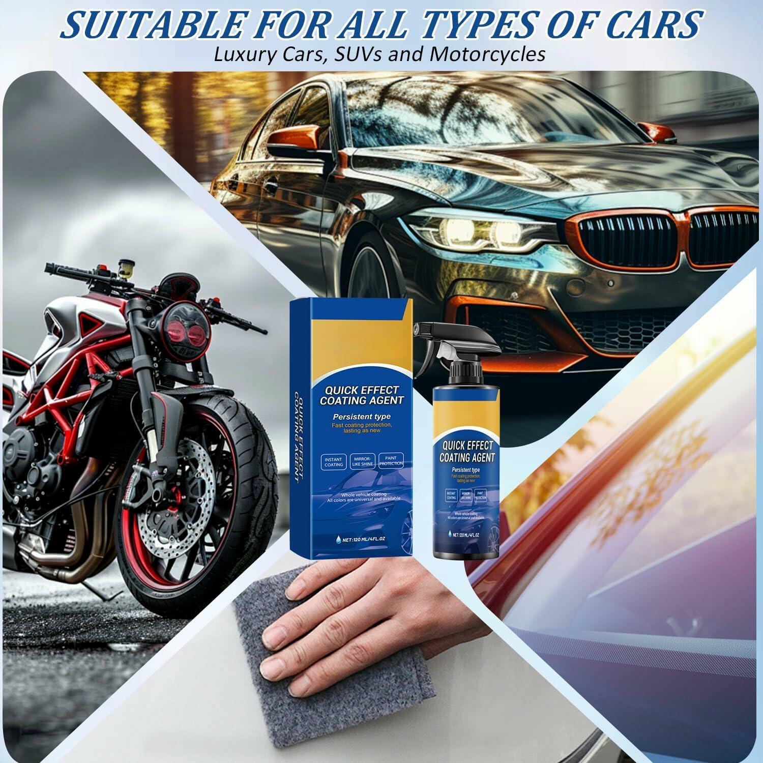 Generic Advanced Car Quick-Acting Coating Spray Waterless Wash 2Pcs