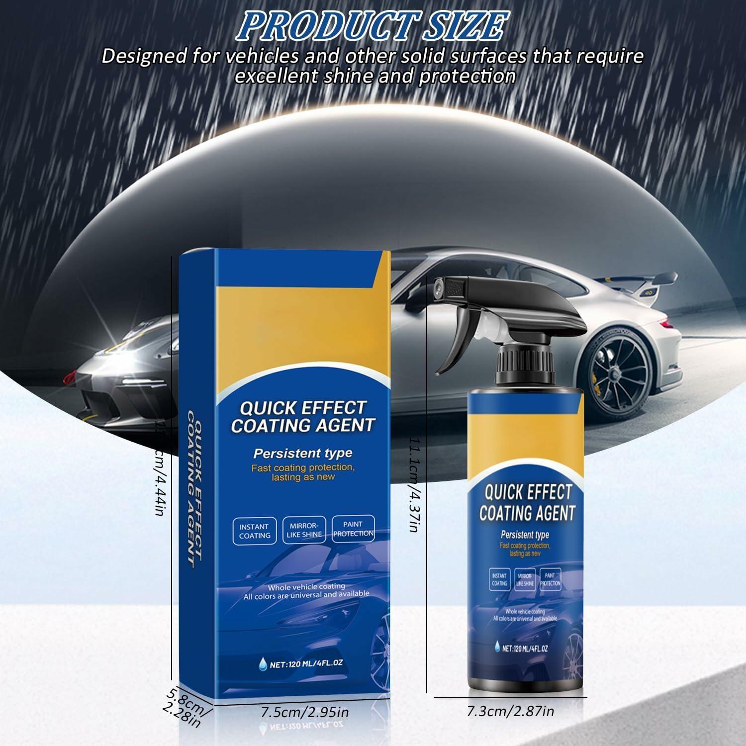Generic Advanced Car Quick-Acting Coating Spray Waterless Wash 2Pcs