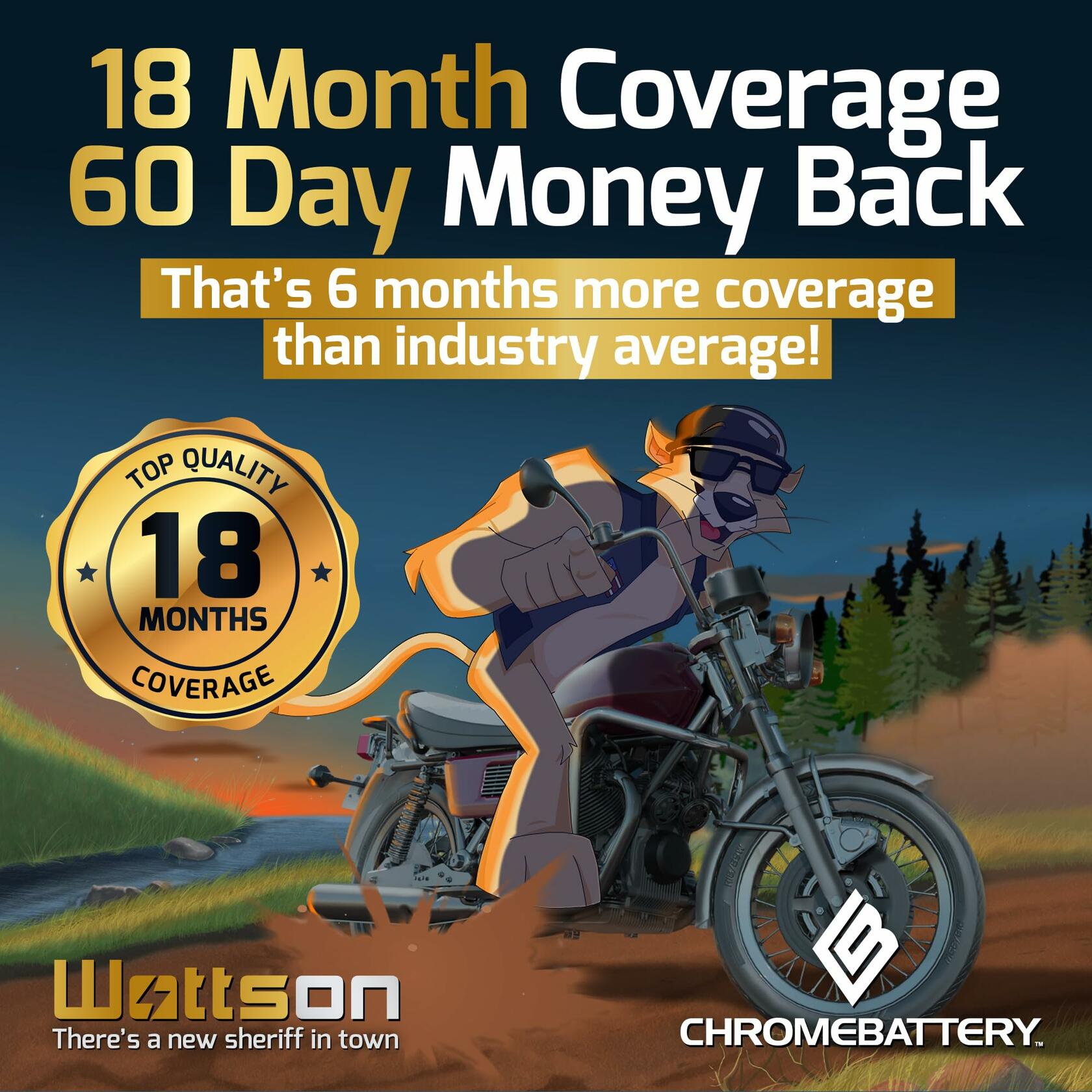 CB CHROMEBATTERY YTX14-BS 200CCA ATV Battery for Honda TRX Series
