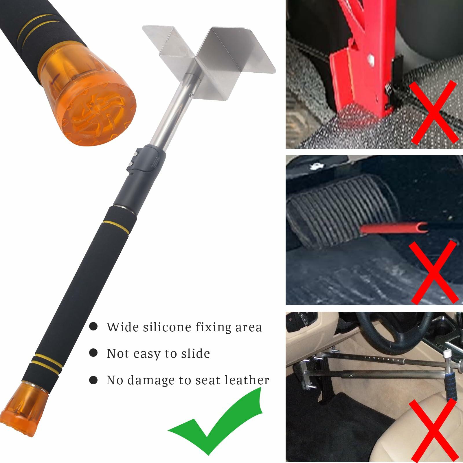 UEGHNS Adjustable Truck Brake Pedal Depressor Tool 19-32in Stainless Steel