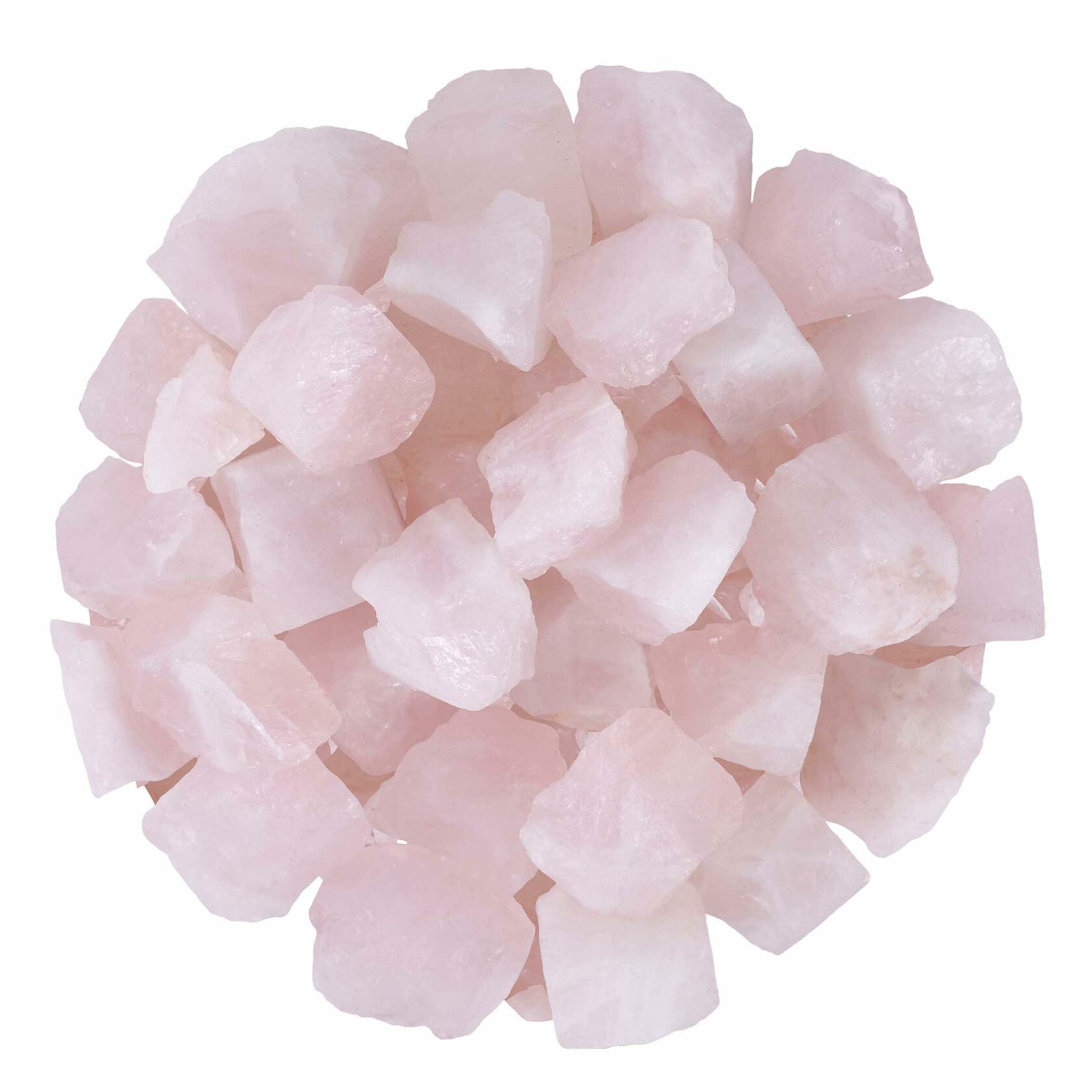 Rose Quartz Raw Healing Stones 1/2lb Pink Rough Crystals Bulk